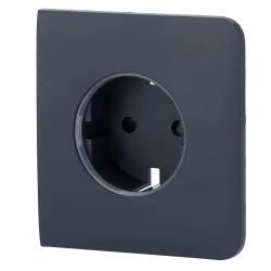 Tapa lateral para enchufe inteligente tipo F - Compatible con AJ-OUTLETCORE-SMART - Indicador LED sobre estado del en...