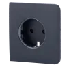 Tapa lateral para enchufe inteligente tipo F - Compatible con AJ-OUTLETCORE-SMART - Indicador LED sobre estado del en...
