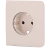 Tapa lateral para enchufe inteligente tipo F - Compatible con AJ-OUTLETCORE-SMART - Indicador LED sobre estado del en...