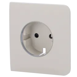 Tapa lateral para enchufe inteligente tipo F - Compatible con AJ-OUTLETCORE-SMART - Indicador LED sobre estado del en...