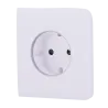 Tapa lateral para enchufe inteligente tipo F - Compatible con AJ-OUTLETCORE-SMART - Indicador LED sobre estado del en...