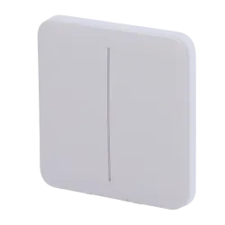 Panel táctil para interruptor de luz doble - Compatibilidad con AJ-LIGHTCORE-2G - Retroiluminación LED - Panel tácti...