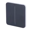 Panel táctil para interruptor de luz doble - Compatibilidad con AJ-LIGHTCORE-2G - Retroiluminación LED - Panel tácti...