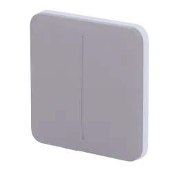 Panel táctil para interruptor de luz doble - Compatibilidad con AJ-LIGHTCORE-2G - Retroiluminación LED - Panel tácti...