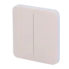 Panel táctil para interruptor de luz doble - Compatibilidad con AJ-LIGHTCORE-2G - Retroiluminación LED - Panel tácti...