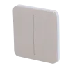 Panel táctil para interruptor de luz doble - Compatibilidad con AJ-LIGHTCORE-2G - Retroiluminación LED - Panel tácti...