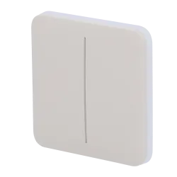 Panel táctil para interruptor de luz doble - Compatibilidad con AJ-LIGHTCORE-2G - Retroiluminación LED - Panel tácti...