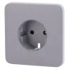 Tapa frontal para enchufe inteligente tipo F - Compatible con AJ-OUTLETCORE-SMART - Indicador LED sobre estado del en...