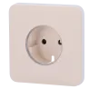Tapa frontal para enchufe inteligente tipo F - Compatible con AJ-OUTLETCORE-SMART - Indicador LED sobre estado del en...
