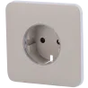Tapa frontal para enchufe inteligente tipo F - Compatible con AJ-OUTLETCORE-SMART - Indicador LED sobre estado del en...