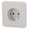 Tapa frontal para enchufe inteligente tipo F - Compatible con AJ-OUTLETCORE-SMART - Indicador LED sobre estado del en...