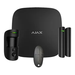 Kit de alarma profesional - Certificado Grado 2 - Comunicación Ethernet y dual SIM GPRS - Inalámbrico 868 MHz Jewelle...