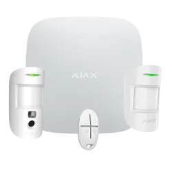 Kit de alarma profesional - Certificado Grado 2 - Comunicación Ethernet y dual SIM GPRS - Inalámbrico 868 MHz Jewelle...