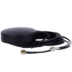 Antena 4G con GPS - Frecuencia 698-2700MHz - Conector SMA Macho - Montaje adhesivo - Ganancia +-3dBi - Cable RG174 3 ...