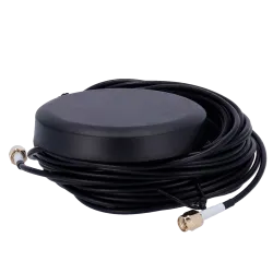 Antena 4G y Wi-Fi - Frecuencia 4G 698-960/1710-2700MHz - Conector SMA Macho - Montaje en techo de vehículo - Gananci...