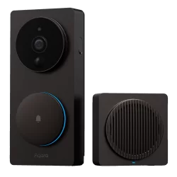 Aqara Smart Video Doorbell G4 - Zigbee 3.0 / WiFi 2.4Ghz - Matter over WiFi - Timbre de Video Inteligente - IA recon...