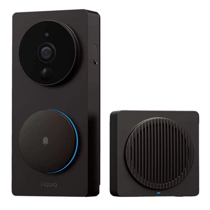 Aqara Smart Video Doorbell G4 - Zigbee 3.0 / WiFi 2.4Ghz - Matter over WiFi - Timbre de Video Inteligente - IA recon...