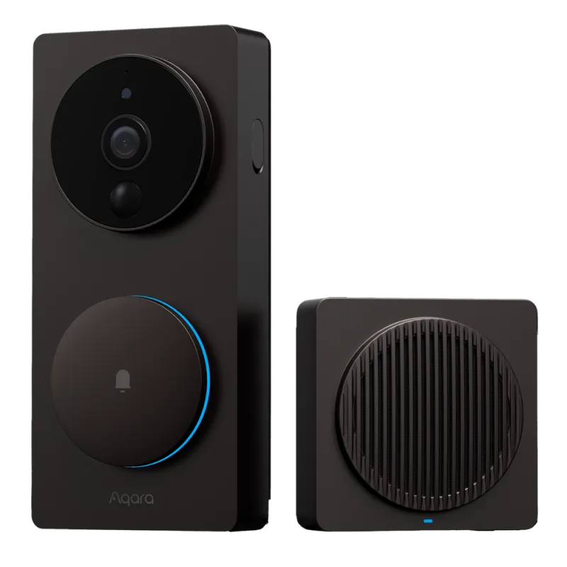 Aqara Smart Video Doorbell G4 - Zigbee 3.0 / WiFi 2.4Ghz - Matter over WiFi - Timbre de Video Inteligente - IA recon...