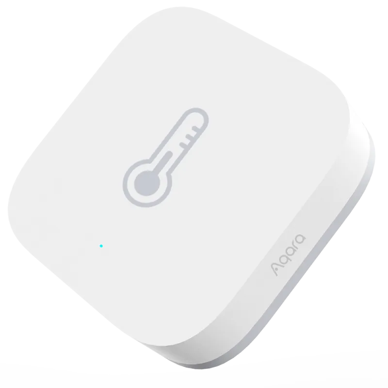 Aqara Sensor de Temperatura y Humedad T1 - Zigbee 3.0 - Datos históricos - Requiere AQARA HUB - Batería 2 años de du...