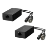 Transceptor pasivo por par trenzado - Optimizado para HDTVI, HDCVI y AHD - 1 canal de vídeo y alimentación - Conector...