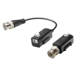 Transceptor pasivo por par trenzado SAFIRE - 4 en 1 (HDTVI HDCVI AHD CVBS) - 1 canal de vídeo - Pasivo, conector de 2...