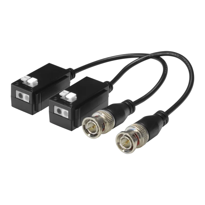 Transceptor pasivo por par trenzado SAFIRE - Optimizado para HDTVI, HDCVI y AHD - 1 canal de vídeo, PoC - Pasivo, con...
