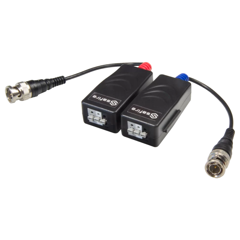 Transceptor pasivo por par trenzado - 4N1 (HDTVI / HDCVI / AHD / CVBS) - 1 canal de vídeo - Pasivo, conector de 2 pin...