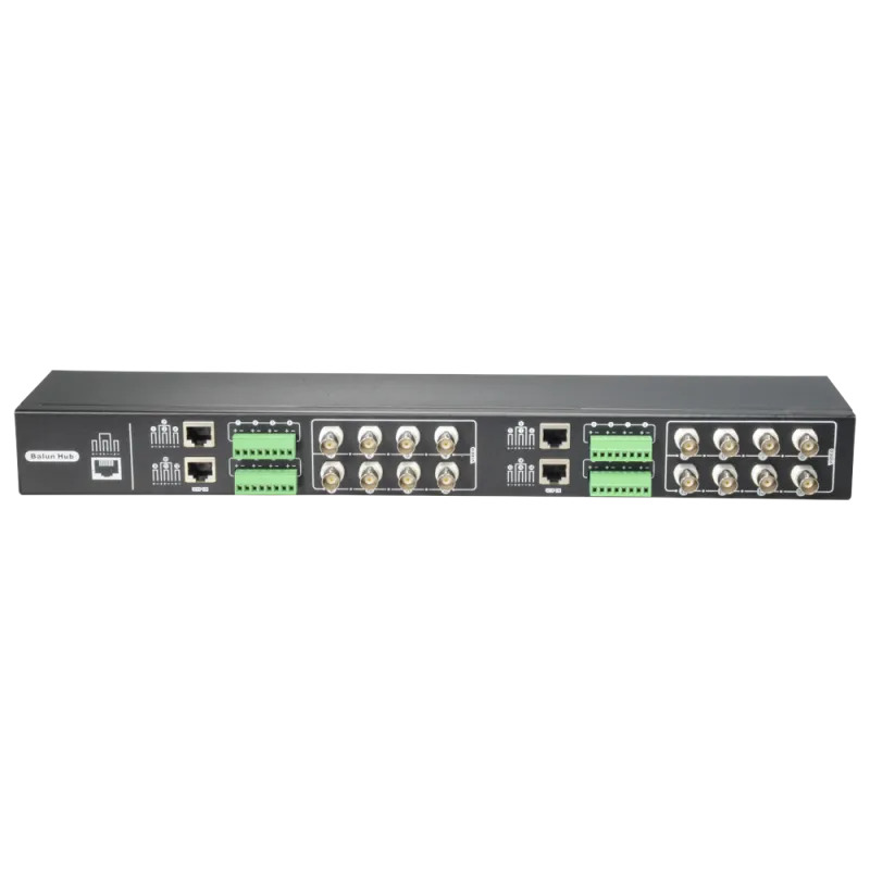Video Balun 4N1 (HDTVI, HDCVI, AHD y CVBS) - 16 canales pasivos - Incluye 16 BA612P-HAC - Conexión BNC y RJ45 - Alcan... Video Balun 4N1 (HDTVI, HDCVI, AHD y CVBS) - 16 canales pasivos - Incluye 16 BA612P-HAC - Conexión BNC y RJ45 - Alcan...