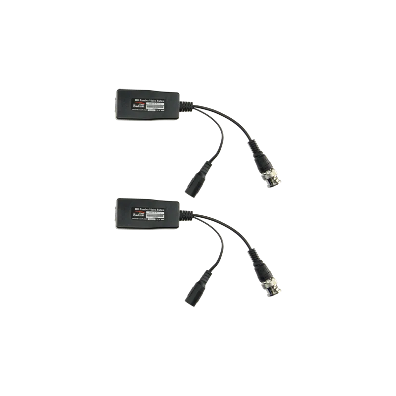 Transceptor pasivo por par trenzado SAFIRE - 4N1 (HDTVI, HDCVI, AHD y CVBS) - 1 canal de vídeo y alimentación - Conec...