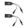 Transceptor pasivo por par trenzado SAFIRE - 4N1 (HDTVI, HDCVI, AHD y CVBS) - 1 canal de vídeo y alimentación - Conec...
