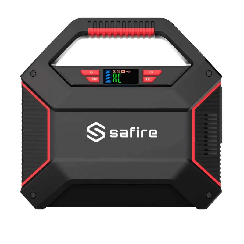 Batería recargable de lítio - Gran capacidad 155Wh - 1 salida AC 220V - 3 salidas 9~12V DC - 4 salidas USB (1 salida ...