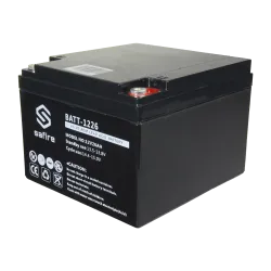 Batería recargable - Tecnología plomo ácido AGM - Voltaje 12 V - Capacidad 26 Ah - 182 x 166 x 126 mm / 8400 g - Para...