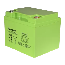 Upower - Batería recargable - Tecnología plomo ácido AGM - Voltaje 12 V - Capacidad 40.0 Ah - 170 x 197 x 165 mm / 14...