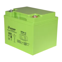 Upower - Batería recargable - Tecnología plomo ácido AGM - Voltaje 12 V - Capacidad 40.0 Ah - 170 x 197 x 165 mm / 14...