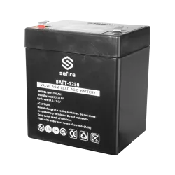 Batería recargable - Tecnología plomo ácido AGM - Voltaje 12 V - Capacidad 5.0 Ah - 105 x 90 x 70 mm / 1630 g - Para ...