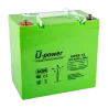 Upower - Batería recargable - Tecnología plomo ácido AGM - Voltaje 12 V - Capacidad 55 Ah - 210 x 228 x 137 mm / 177...