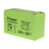 Upower - Batería recargable - Tecnología plomo ácido AGM - Voltaje 12 V - Capacidad 7.2 Ah - 101 x 151 x 65 mm / 2180...