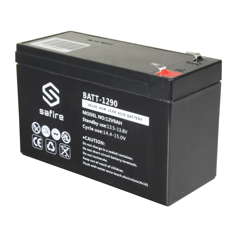 Batería recargable - Tecnología plomo ácido AGM - Voltaje 12 V - Capacidad 9.0 Ah - 100 x 151 x 65 mm / 2570 g - Para...