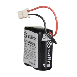 Safire - Pack de pilas CR123A / CR17345 / 5018LC - En retráctil con conector Molex 5284 - Voltaje 6 V / Litio - Capac...