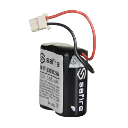 Safire - Pack de pilas CR123A / CR17345 / 5018LC - En retráctil con conector Molex 5284 - Voltaje 6 V / Litio - Capac...