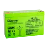 Upower - Batería recargable - Tecnología plomo ácido AGM - Voltaje 6 V - Capacidad 12.0 Ah - 100 x 151 x 51 / 1800 g ...