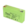 Upower - Batería recargable - Tecnología plomo ácido AGM - Voltaje 6 V - Capacidad 1.3 Ah - 97 x 57.5 x 24 / 290 g - ...