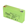 Upower - Batería recargable - Tecnología plomo ácido AGM - Voltaje 6 V - Capacidad 1.3 Ah - 97 x 57.5 x 24 / 290 g - ...