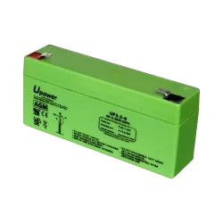 Upower - Batería recargable - Tecnología plomo ácido AGM - Voltaje 6 V - Capacidad 3.2 Ah - 66 x 134 x 34 / 670 g - P...