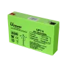 Upower - Batería recargable - Tecnología plomo ácido AGM - Voltaje 6 V - Capacidad 7.0 Ah - 100 x 151 x 34 / 1150 g -...