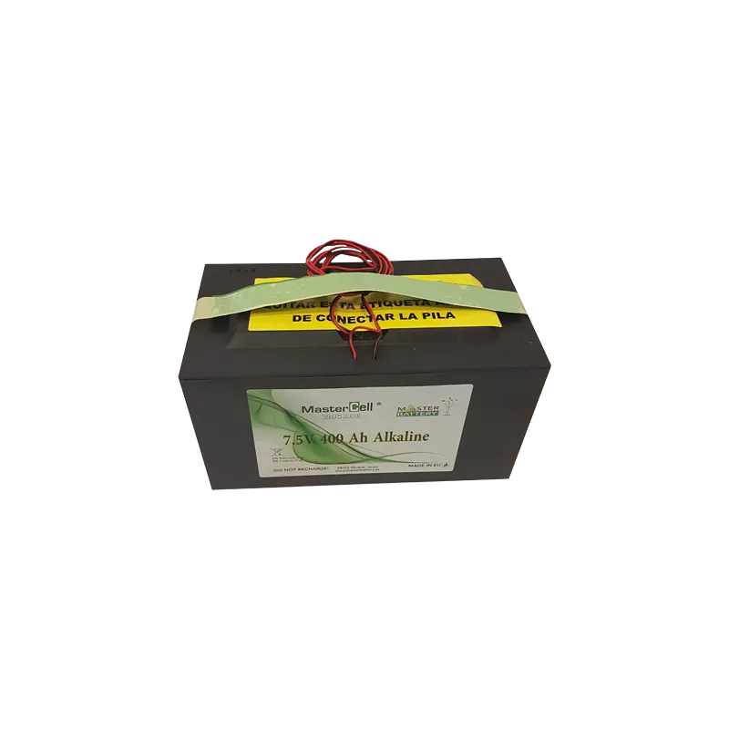 Batería zinc-aire - Voltaje 7.5 V - Capacidad 3000 Wh - 120 x 125 x 221.6 mm / 5.65 kg - Para respaldo o uso directo