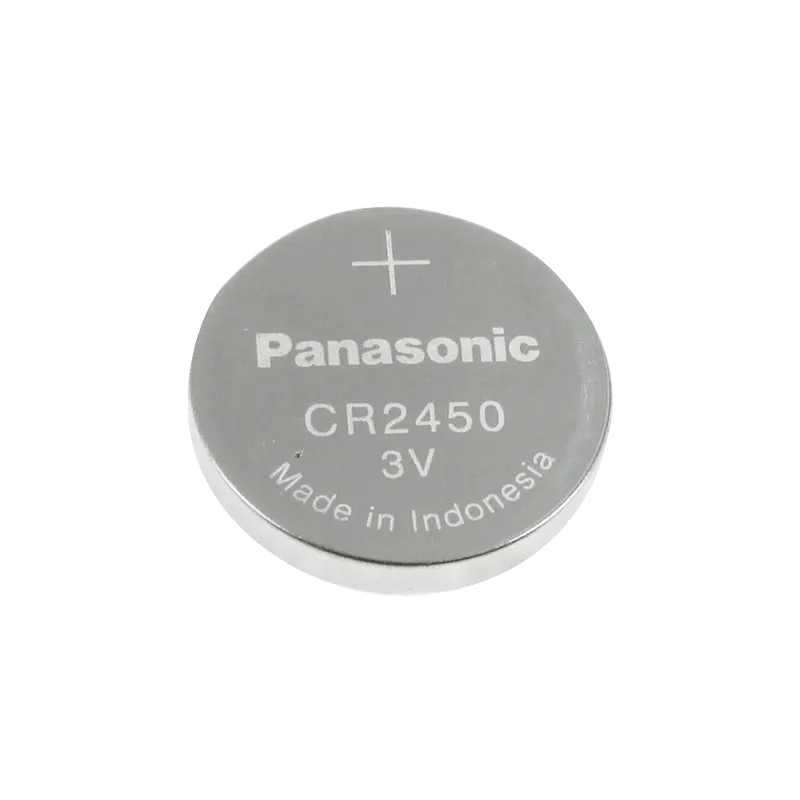 Panasonic - Pila CR2450 - Voltaje 3.0 V - Litio - Capacidad nominal 620 mAh - Compatible con productos del catálogo