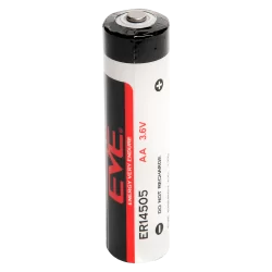 EVE - Pila AA / ER14505 - Voltaje 3.6 V - Litio - Capacidad nominal 2600 mAh - Compatible con productos del catálogo