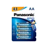 Panasonic - Pila AA/LR06 - Pack de 4 - 1.5 V - Alcalina - Alta calidad