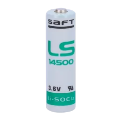 Saft - Pila AA / LS14500 - Voltaje 3.6 V - Litio - Capacidad nominal 2600 mAh - Compatible con RSI Videofied